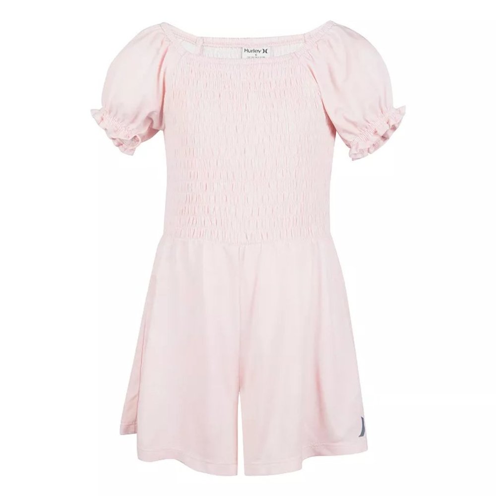 Hurley Pink Smocked Romper/NWT/Various